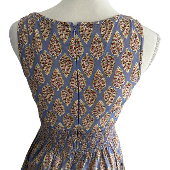 ESHAKTI Multicolor Leaf Print A Line Dress Size 2 - Picture 3 of 8